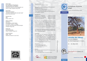 Jahrestagung 2016 – Literatur der Adivasi