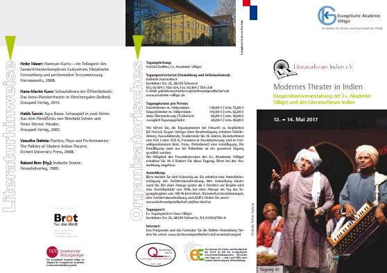 Jahrestagung 2017 – Modernes Theater in Indien