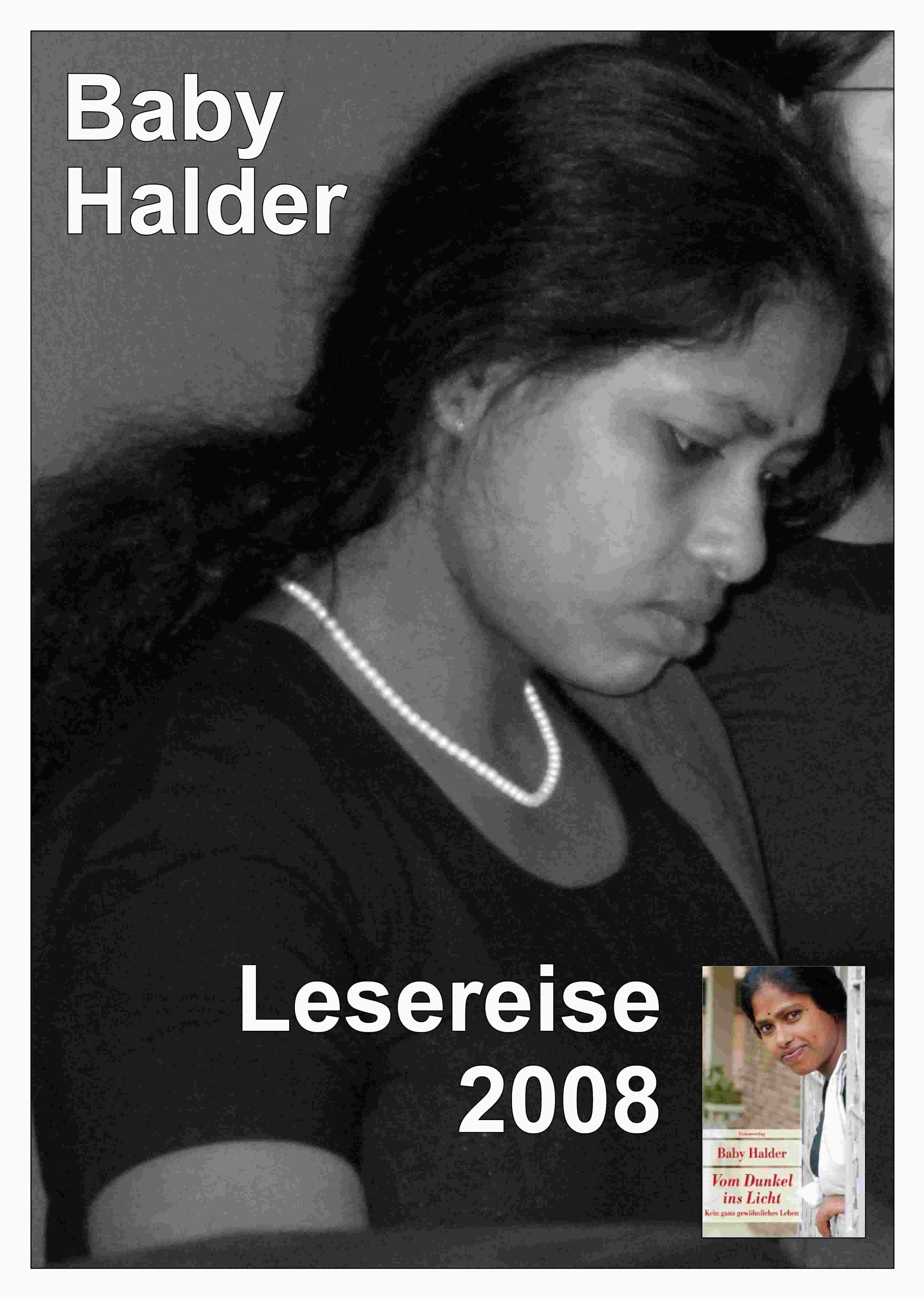 Lesereise Baby Halder 2008
