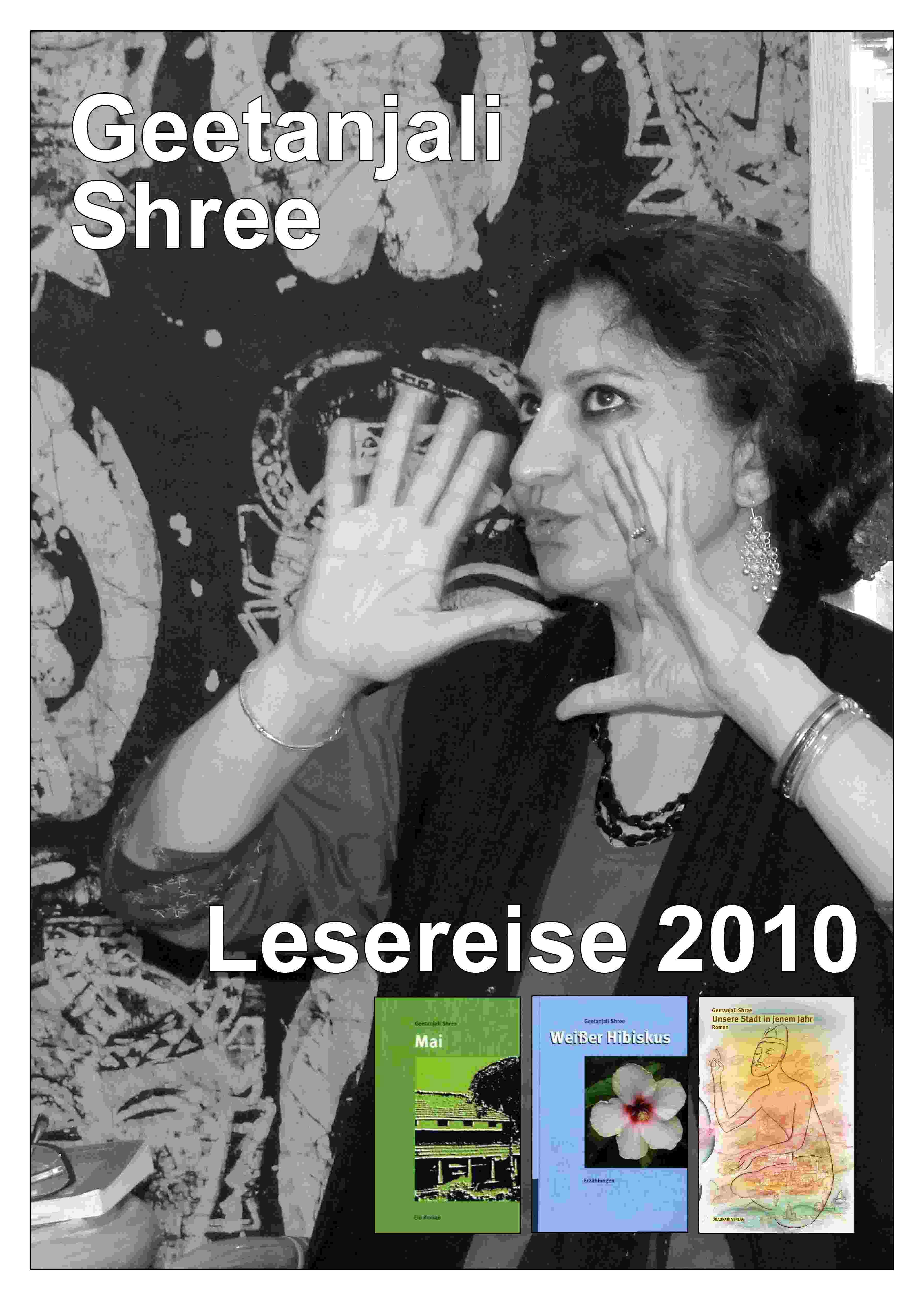 Lesereise Geetanjali Shree 2010