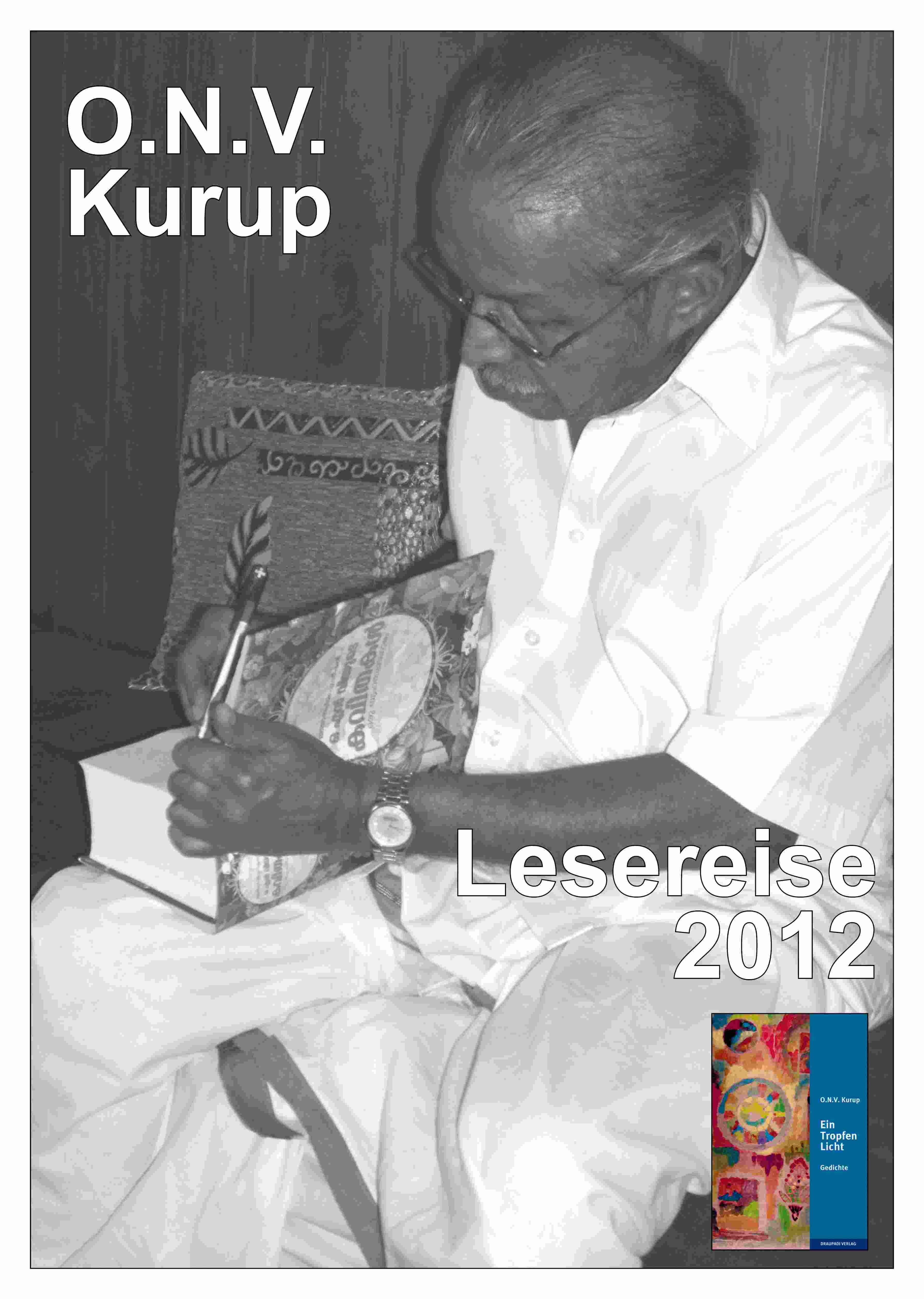 Lesereise O.N.V. Kurup 2012